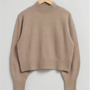 & Other Stories Cream Turtleneck Sweater